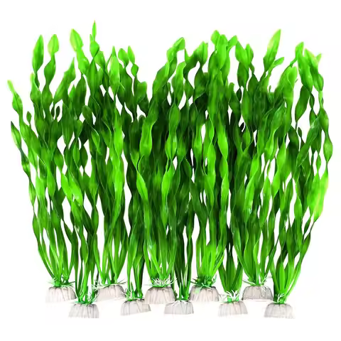 10PCS Fish Aquarium Plants Seaweed Water Plants For Aquarium 12-35cm Plastic Fish Tank Plant Aquariu