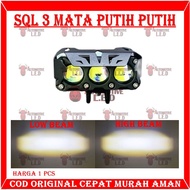 LAMPU 1 SET  2 PCS tembak sorot CWL 3 MATA 2 WARNA