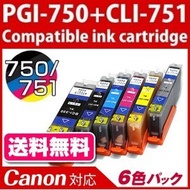 CANON 6PK 750B.751GY.C.M.Y.PB