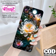 Oppo A54 Case - Oppo A54 Softcase - Fashion Flower Case - Oppo A54 Case - Pro Camera Softcase - Tpu 