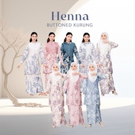 SALE Rayyan Haya’ Henna Buttoned Kurung Ironless Granda Crepe Nursing & Wudhu’ Friendly Muslimah Wea
