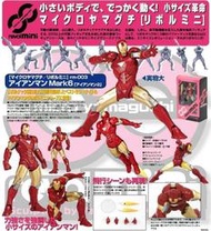 現貨 海洋堂 山口式 日版 revol mini rm-003 迷你 輪轉 可動 IRON MAN 鋼鐵人 MK6