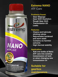 【Ready Stock】100% Original Estremo Nano ATF Care 250ml Car Oil Treatment Transmissions CVT Auto oil 