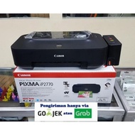 PRINTER INFUS NEW PRINTER CANON IP2770 + INFUS BOX MODIF A3 LIPAT 2