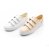 Keds 2021 spring and summer new leather Velcro white shoes all-match basic women's shoes low-top casual shoes strong