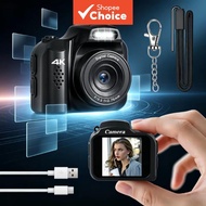 4K HD Compact Pocket Camera 1080P HD DSLR Appearance Wearable Cam Keychain Included For Street Trave