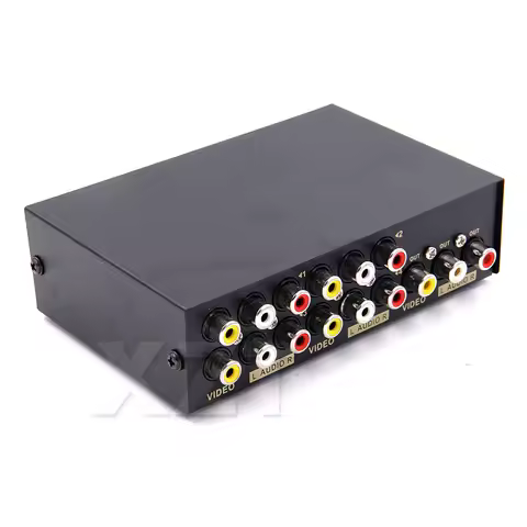 Audio Video AV RCA Switch Splitter Selector 2/4/8 way AV signal RCA Composite Cable for STB TV DVD P