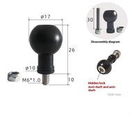 1Pcs Motorcycle Sport Camera Mount Connector 17mm/25.4mm Ball Head To M6 M8 M10 Screw Bracket Connec