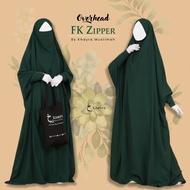 OVERHEAD FRENCH KHIMAR ZIPPER BY KHAYRA MUSLIMAH Khimar French Khimar Khimar Muslimah