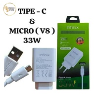 Infinix Fast Charging 33W MICRO TYPE C Charger
