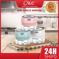 Mini Electric Garlic Masher Kitchen Grinder Speedy Chopper Choper Coper blender Blander Kering Pemot