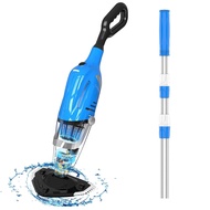 Electric Cordless Pool Vacuum Cleaner Rechargeable Pool Cleaner with Adjustable Handle–for Spas EU P