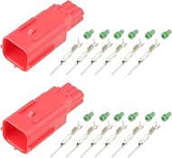 SING F LTD 2Pcs 6Pin Motorcycle Connector Repair MWTRB-06-1A-R Compatible with KTM