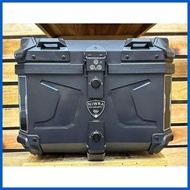 ⛅ ≈ ✓ NIWRA 45L F2 Raptor ABS HARD PLASTIC 45L Alloy Top Box Universal w Back Rest HNJ MC DUHAN