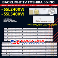 BACKLIGHT TV TOSHIBA 55 INCH 55L2400VJ 55L5400VJ 55L SVT550AA0-REV04-L/R-TYPE