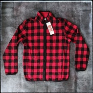 Men's jacket Uniqlo tartan patternpolar size M