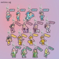Cartoon MBTI Character Acrylic Keychain - Novelty Gift & Decoration Accessory