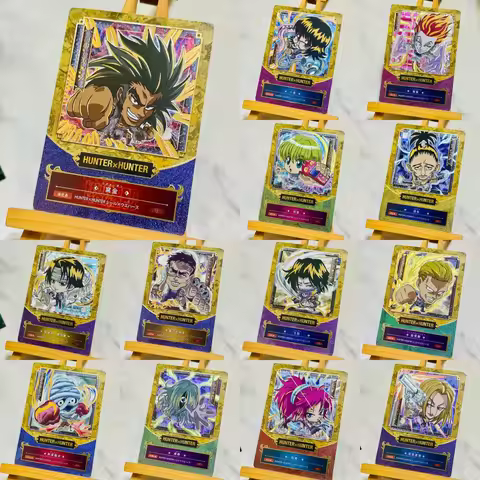 Diy HUNTER X HUNTER Uvogin Shizuku Nobunaga Hazama Bronzed Flash Card Hisoka Morow Shalnark Chrollo 