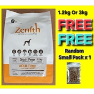 1.2kg Or 3kg Zenith Adult Lamb Meat & Potato Grain Free Small Breed Allergy Cut Soft BowWow Bow Wow 