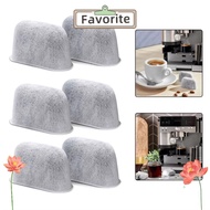 FAVORITEGOODS 6Pcs Coffee|Filters, Premium Quality Charcoal Material Charcoal Water Filters, Replace
