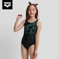 Arena arena arena Children's Swimsuit Girls One-Piece Triangle Casual Anti-Chlorine Professional Tra