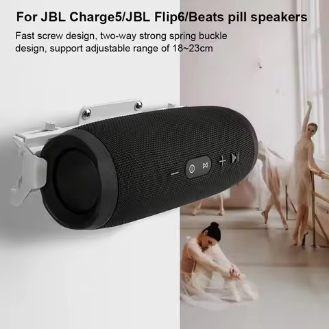Speaker Wall Bracket Wall Mount Bracket Stand Wall Mount Ceiling Mount for JBL Charge 3 4 /Flip 4 5 