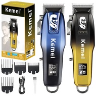 Kemei KM-709A Pro Electric Hair Clipper Adjustable Cutter Head Professional Cordless Rechargeable Ha