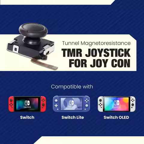 TMR Joystick for Switch/NS OLED JoyCon NS Lite Replacement 3D Analog ThumbStick Anti-drift more dura