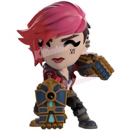Kitimiao Arcane: League of Legends Jinx Vi Doll Figure Youtooz
