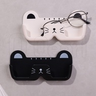 Cute Cat Glasses Storage Rack - Wall Mounted Eyeglasses Organizer - Home Plastic Portable Eyeglasses