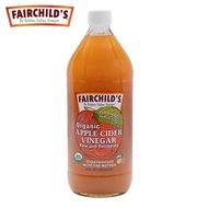 Fairchild's Organic Raw & Unfiltered Apple Cider Vinegar - 946ml (exp: 11/4/2028)