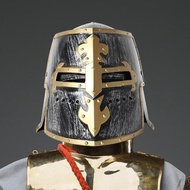 [Kesoto1] Samurai Helmet, Roman Knight's Helmet, Costume, Samurai Hat, Cosplay Helmet for Costume Pa