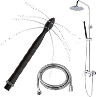 Premium Shower Enema Kit with 59-Inch Hose & 24cm Silicone Nozzle with 8 Holes - Anal and Vaginal Do