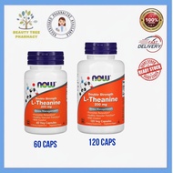 Now Foods L-Theanine Double Strength 200mg capsules