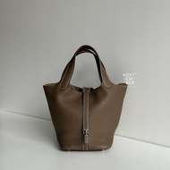 99新🆕 Hermès 愛馬仕 Picotin18 大象灰銀釦