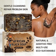 Jualan Panas~Sabun Hitam 150g Minyak Pati Shea Sabun Buatan Tangan Sabun Pembersih Muka Sabun Pember
