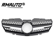 RMAUTO รถด้านหน้า Grill Grille Racing Grills Chrome สำหรับ Mercedes Benz SL Class R230 SL500 SL550 S