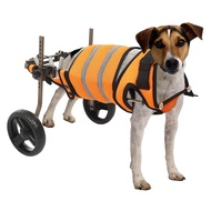 Pet Wheelchair for Back Legs, 4 Wheels Adjustable Pet Wheel Chair for Small Dogs 6.61-19.84 lbs, Pet