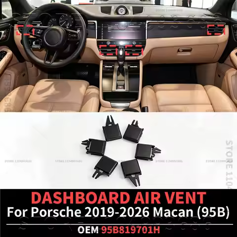 For Porsche 2019 2020 2021 2022 2023 2024 2025 2026 Macan (95B) DASHBOARD AIR VENT OEM 95B819701H 95