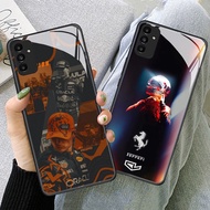 TS-57 F1 Max Vestappen HD Glass Casing for Samsung A05S A35 A55 A24 A14 A15 A04S A34 A25 M15 A54 S21