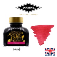 Diamine Fountain Pen 80ml Bottle Ink Maroon