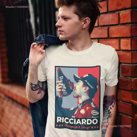 Daniel Ricciardo Champaign and Shoeys T shirt A Celebration of Ricciardo's Legendary Podium Ritual l