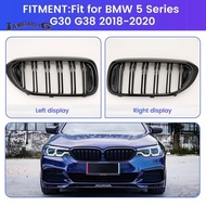 Car Front Kidney Grille Carbon Fiber Grill For  5 Series G30 G38 2018 -2020