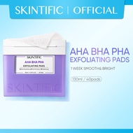 [Ready Stock] SKINTIFIC AHA BHA PHA Exfoliating Toner Pads 130ml for Pore Purifying & Skin Smooth & 