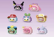 kuromi 奶油 蛋糕卷 積木 lego 擺設 擺件 裝飾 my melody 唐老鴨 donald duck daisy duck 黛絲 duffy 米奇老鼠 勞蘇 linabell stella