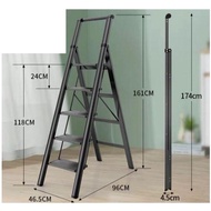 KT-05 - Black Slim Folding Ladder