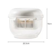 3000ML เครื่องกรองกรีกโยเกิร์ต ที่กรอง กล่องกรองกรีกโยเกิร์ต กรอง greek yogurt พร้อมฝาปิด KKHOME