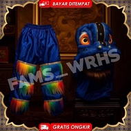 MERAH New Product - Red Lion Dance Suit for Children and biru Ns87