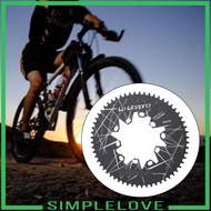 [Simple] Chainring Double 130BCD 52T -60 Road Round Aluminum Alloy Chain for 7/8/9/10