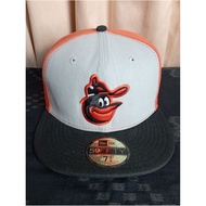 New Era fitted hat size 7 3/4 (61.5 cm) down size 7 1/2 (59.6 cm) Baltimore 'Orioles' character embr